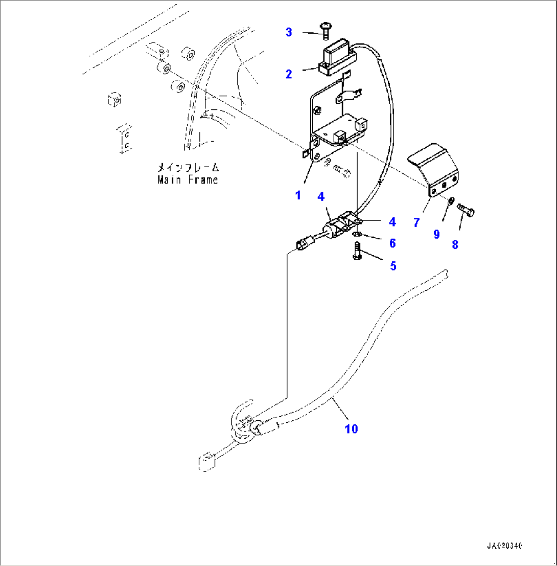 Electric Wiring Harness, Angle Sensor (#22083-)
