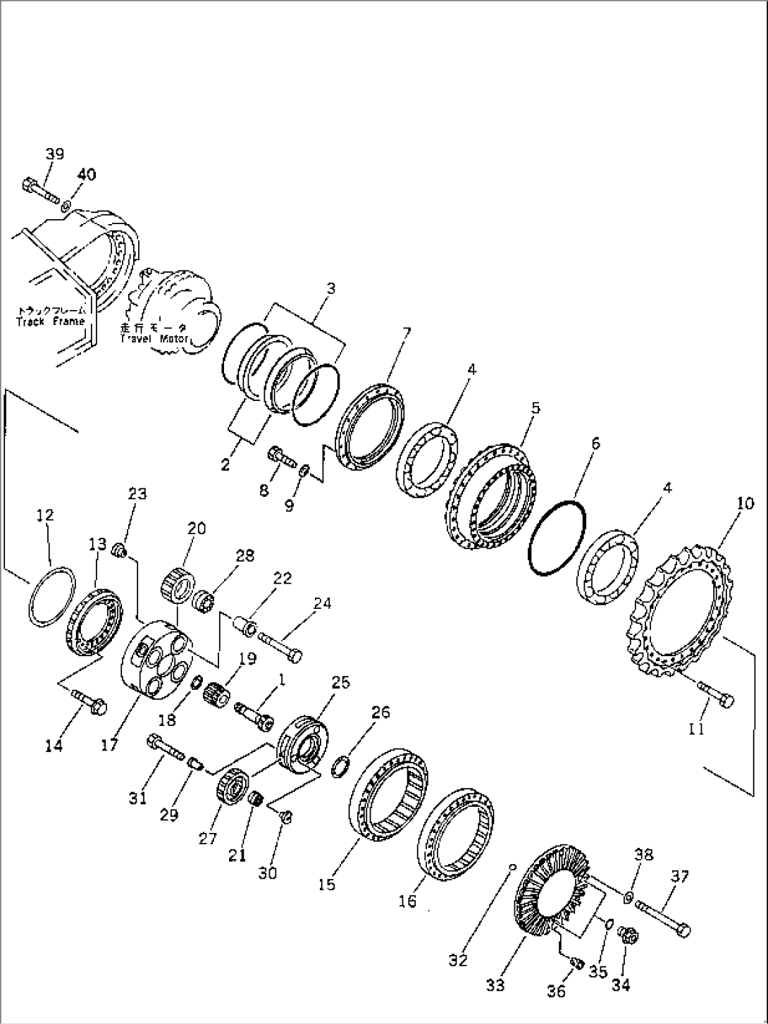 FINAL DRIVE AND SPROCKET