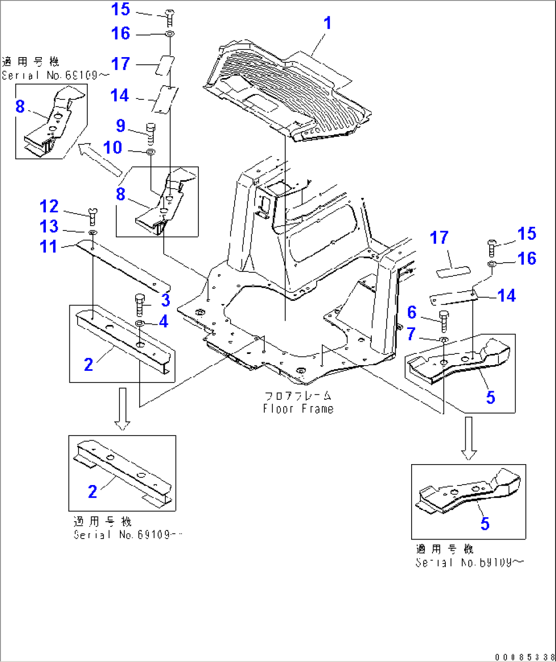 FLOOR MAT (WITHOUT CAB)