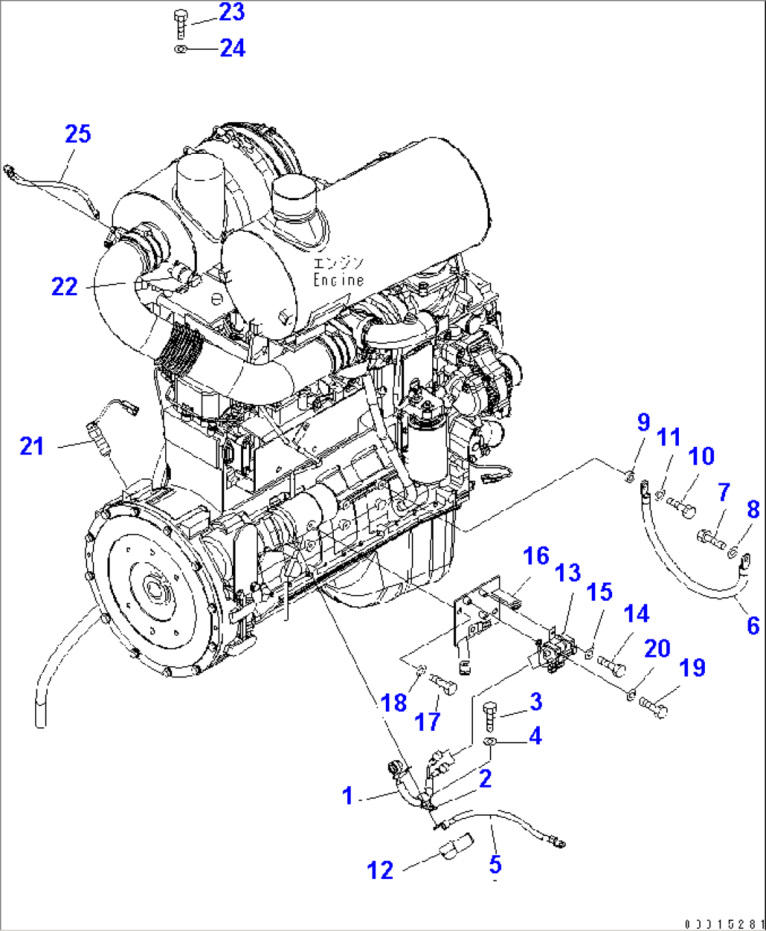 ENGINE HARNESS (2/2) (STARTER HARNESS AND SENSOR)