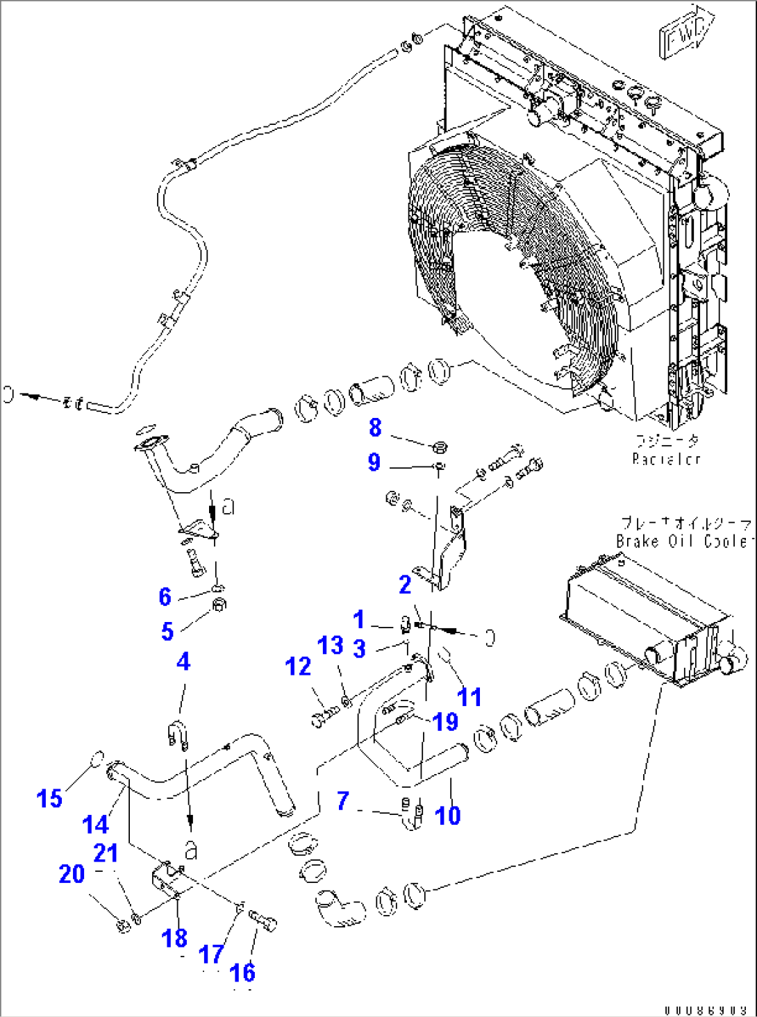 COOLANT LINE (ENGINE RELATED PARTS)(#10271-)