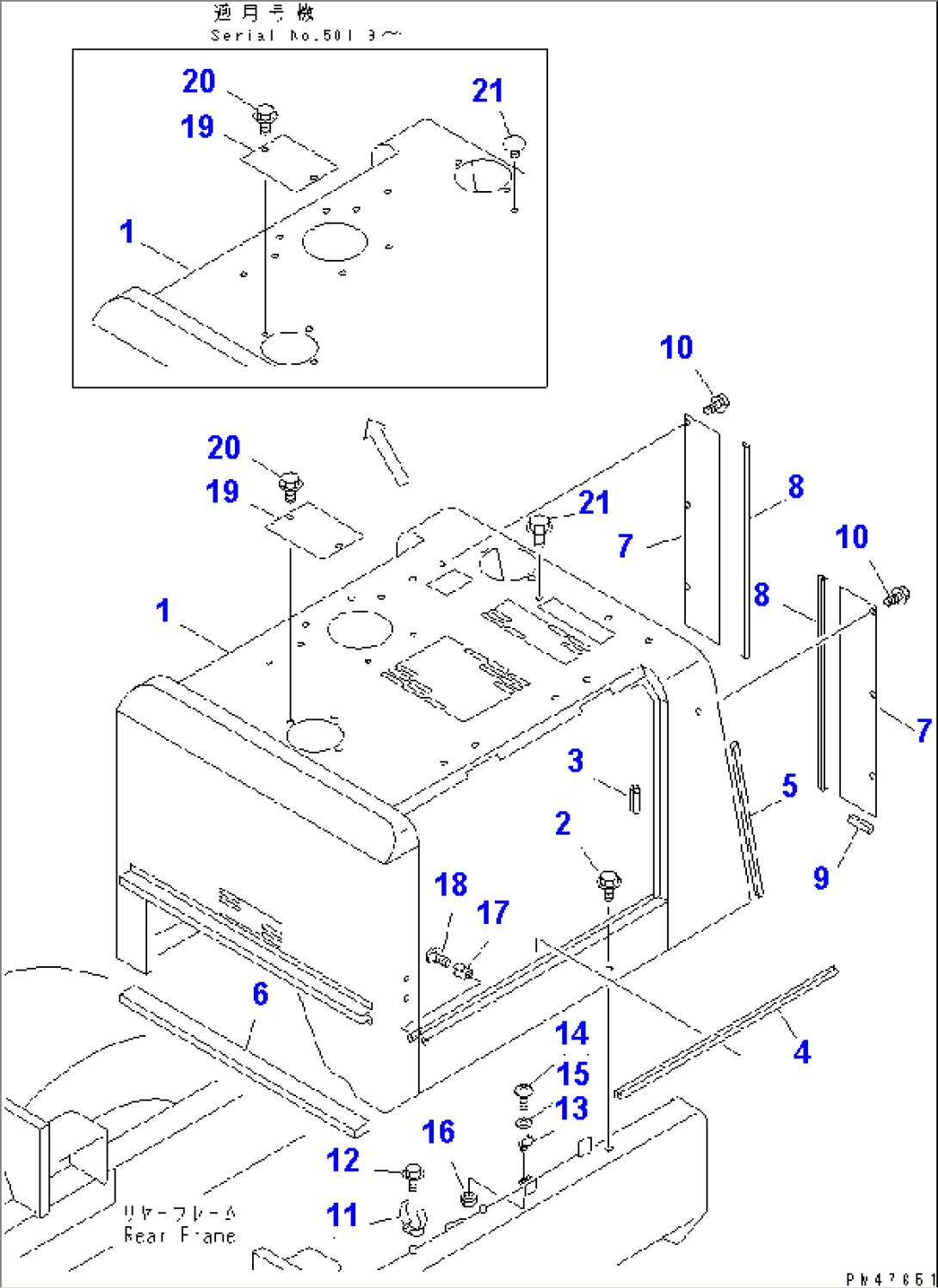 ENGINE HOOD(#50001-)
