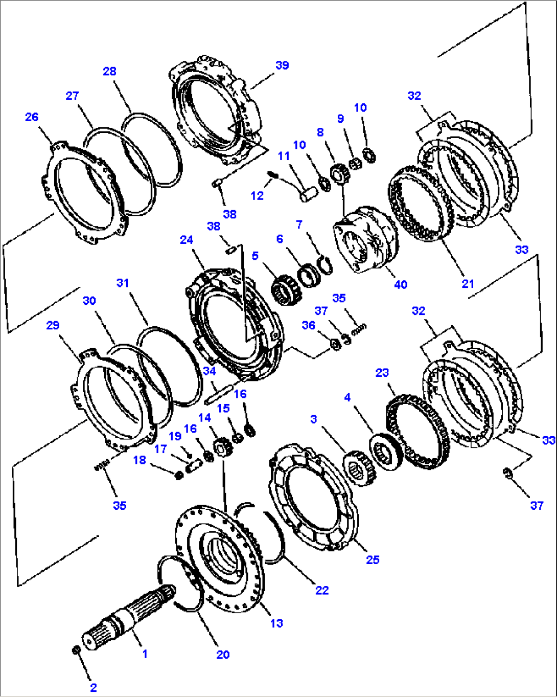 FIG NO. 2513 TRANSMISSION SECOND AND THIRD GEAR CLUTCH