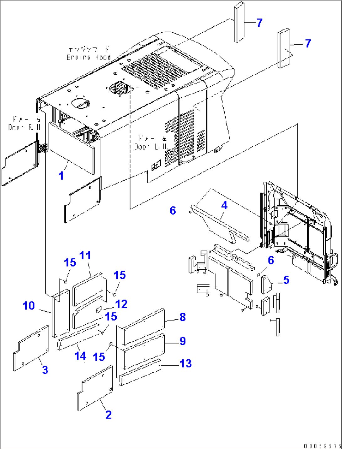 HOOD (SHEET) (1/2) (EXCEPT JAPAN)(#85001-)