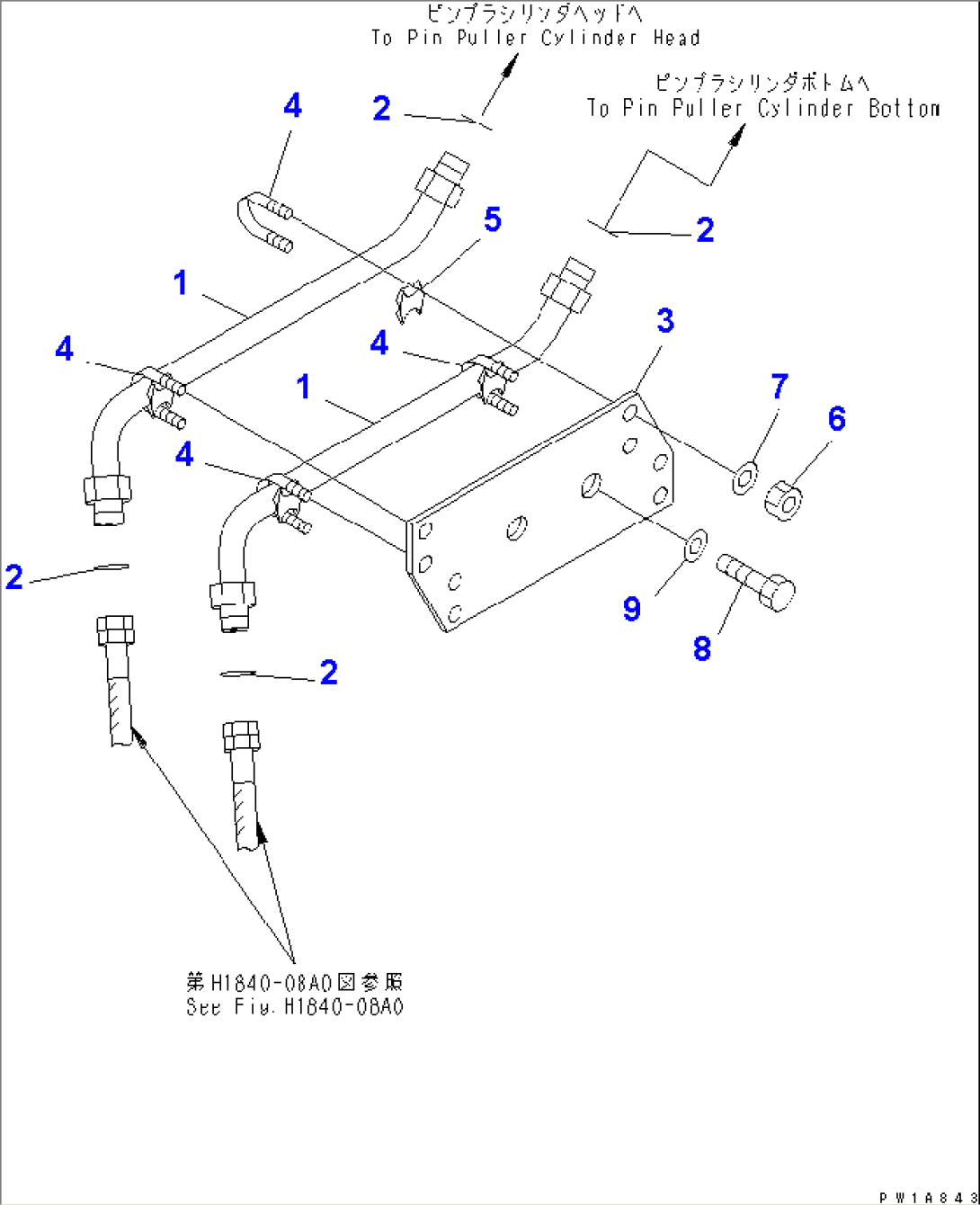 PIN PULLER PIPING(#10043-)