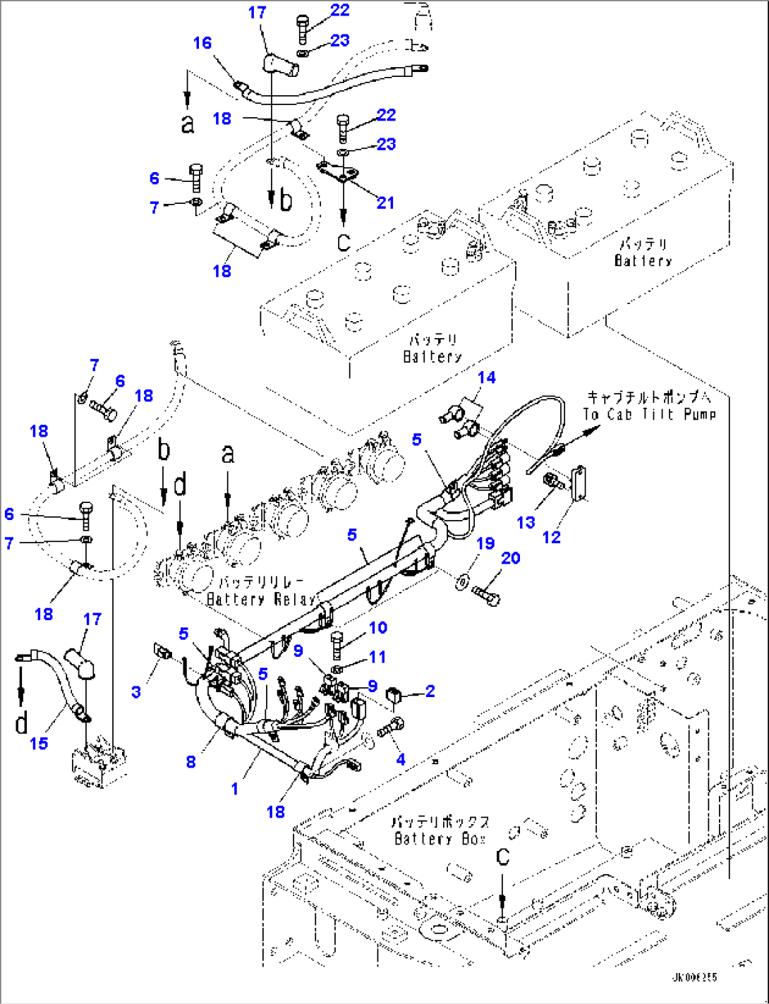Battery Box, Wiring Harness (#10001-)