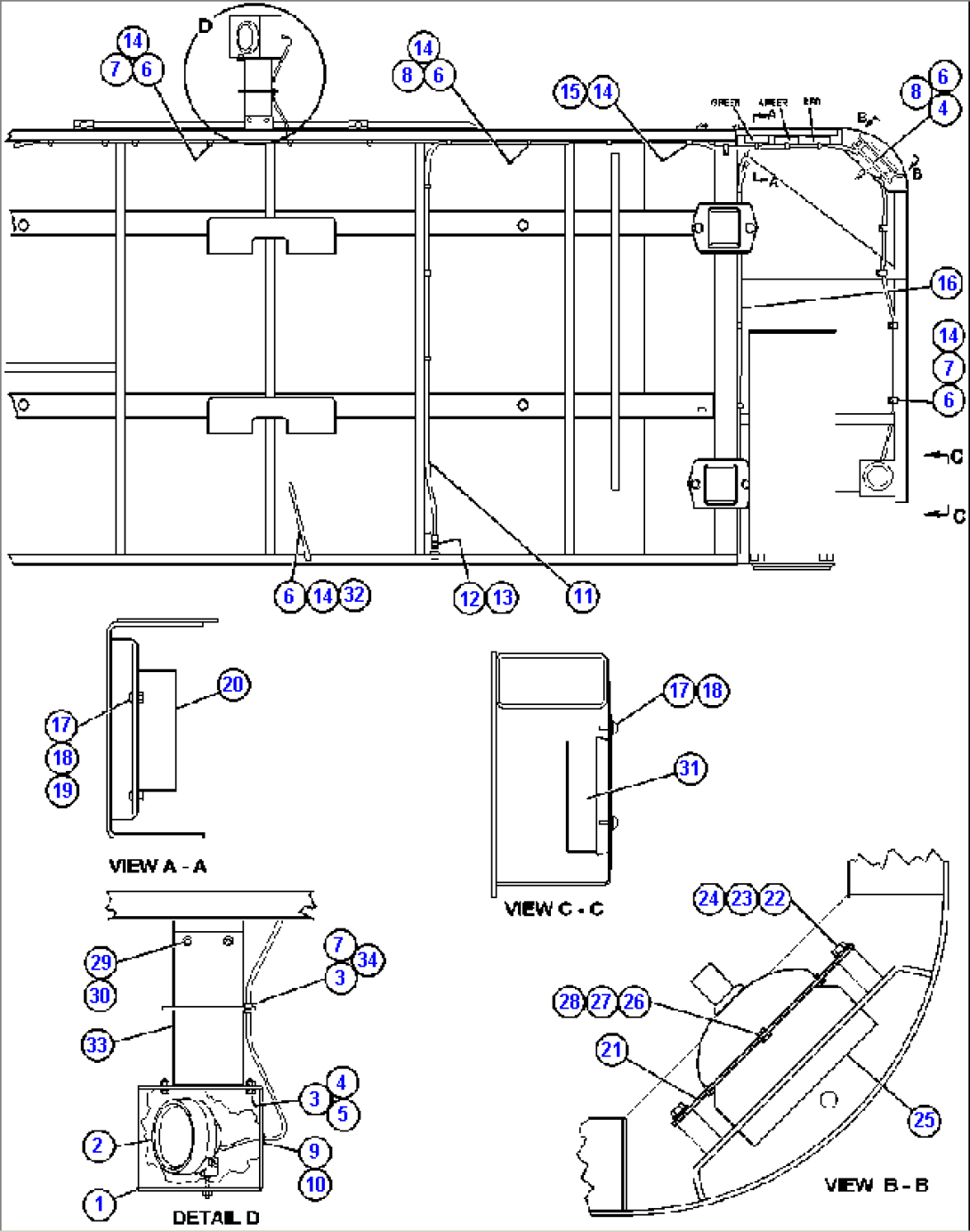 RIGHT DECK ELECTRICAL GROUP