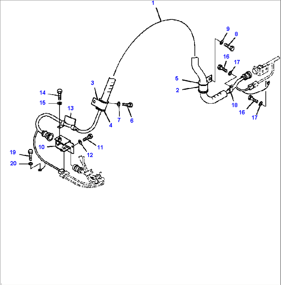 E0200-04A0 FRONT WIRING HARNESS (4/4) HARNESS