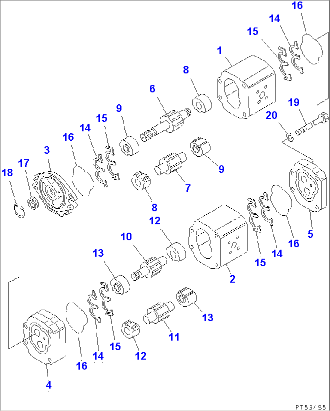 WORK EQUIPMENT PUMP(#10001-11000)