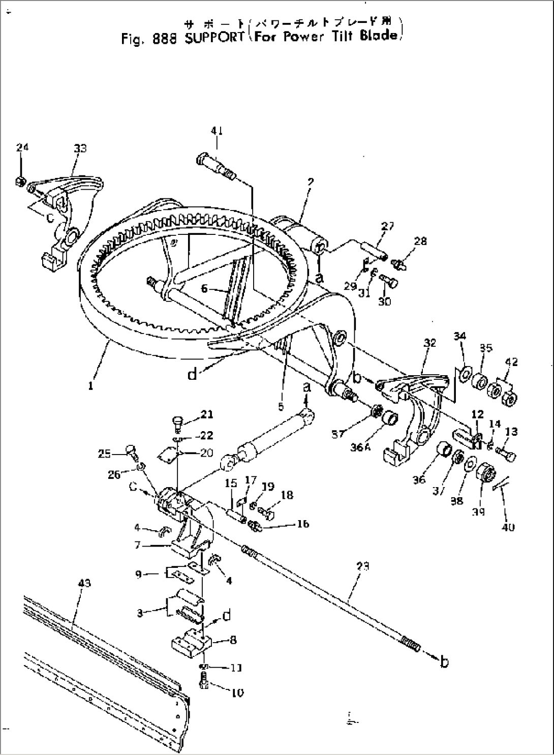 CIRCLE SUPPORT (FOR POWER TILT)