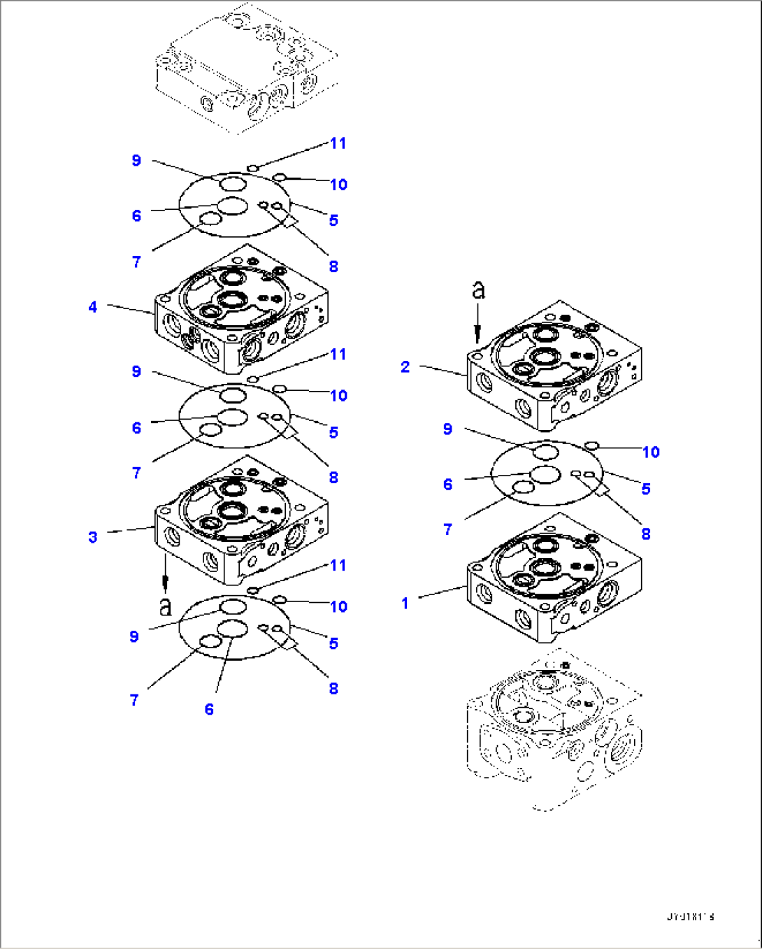 Control Valve, 4-Valve (1/10) (#B60001-)
