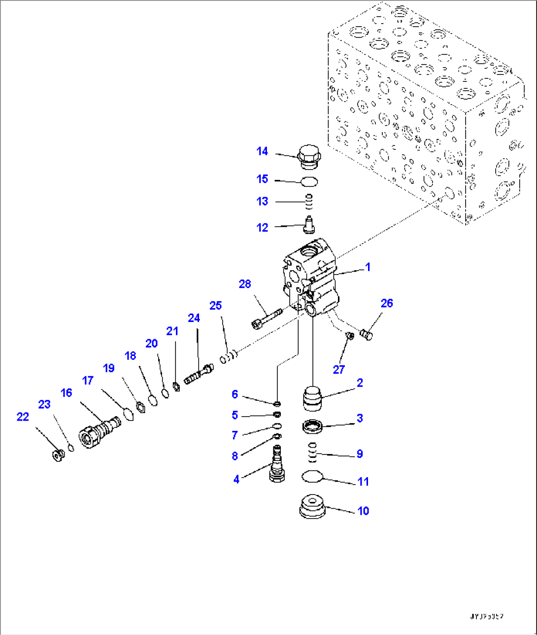 Control Valve, Inner Parts (17/21) (#500001-)