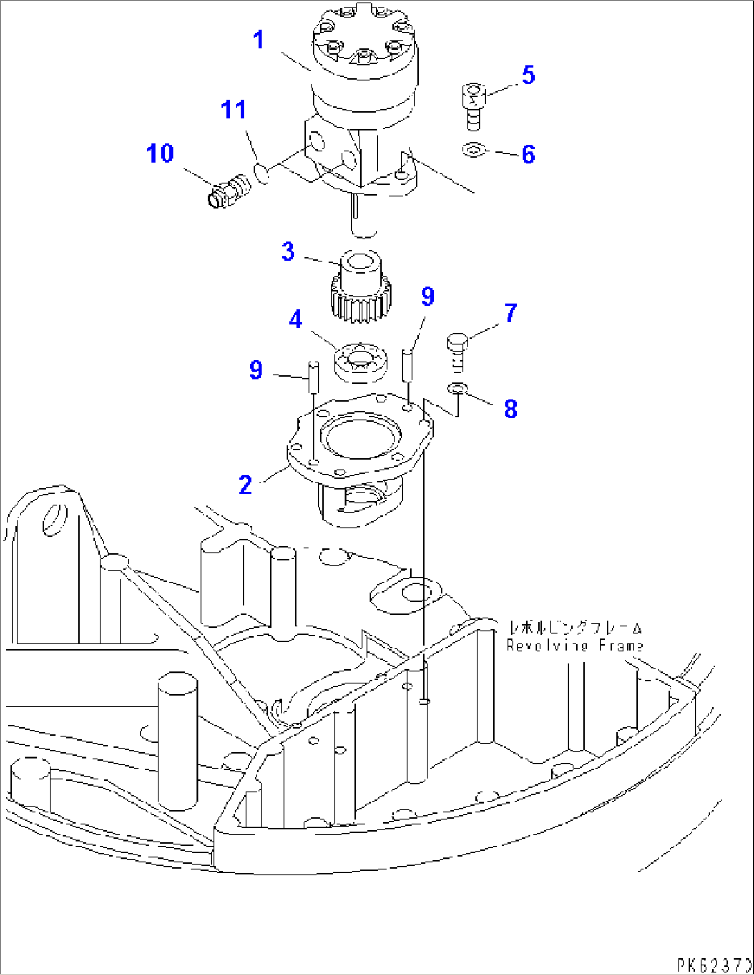 SWING MACHINERY AND MOTOR (MOUNTING)