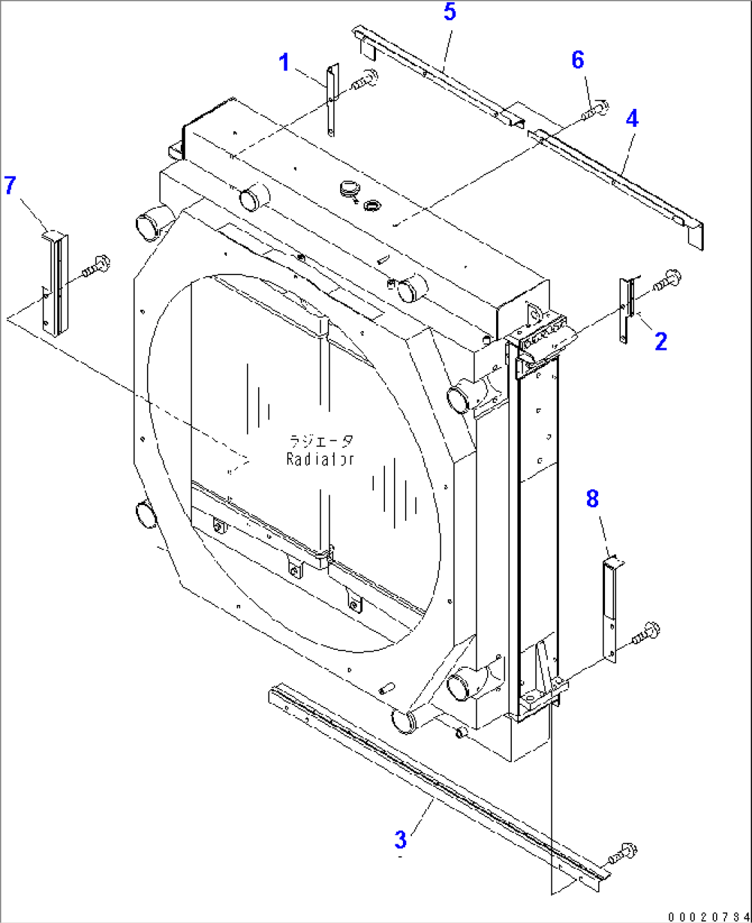 RADIATOR (BAFFLE)