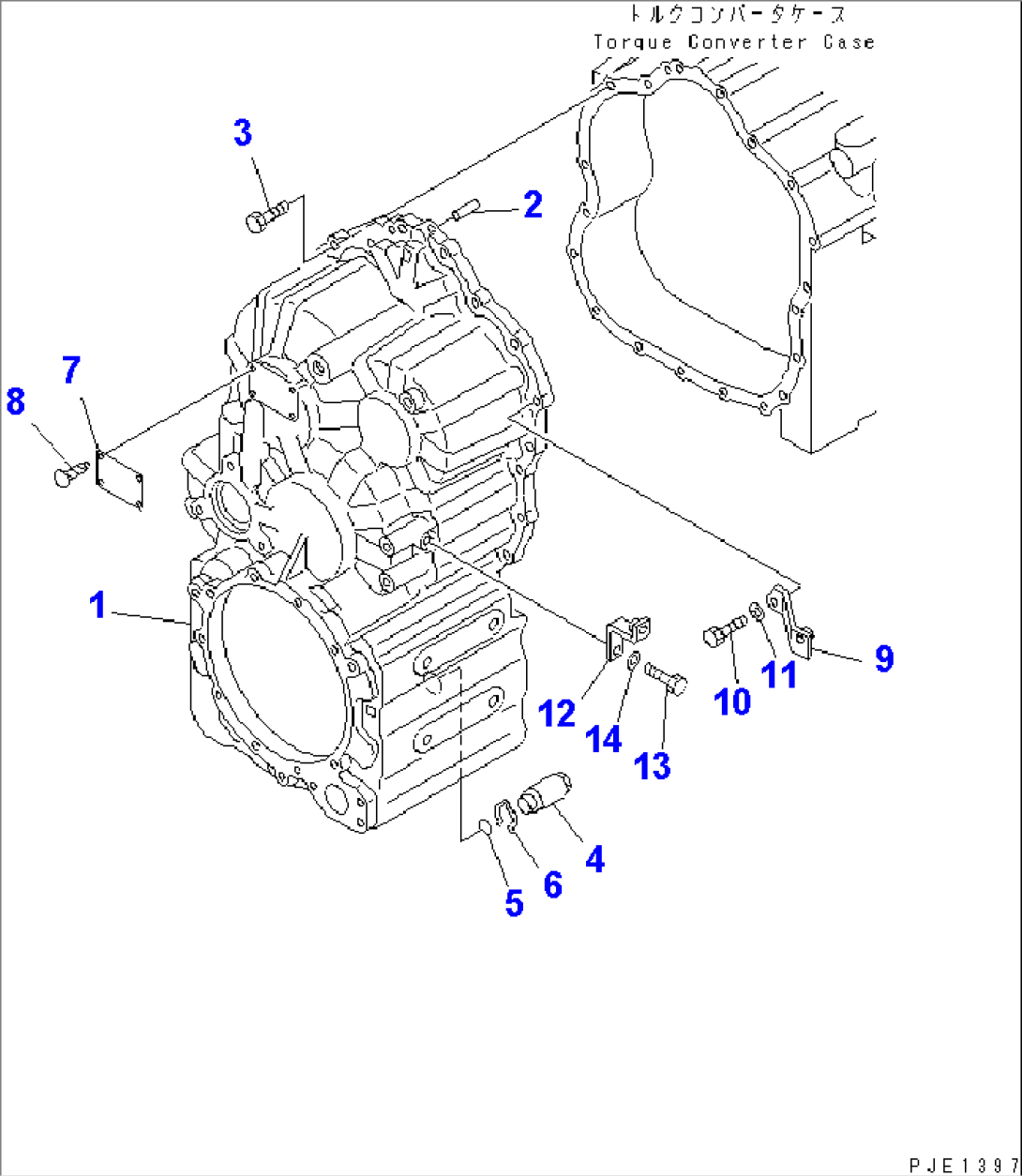 TRANSMISSION (TRANSMISSION CASE) (2/2)(#60001-)