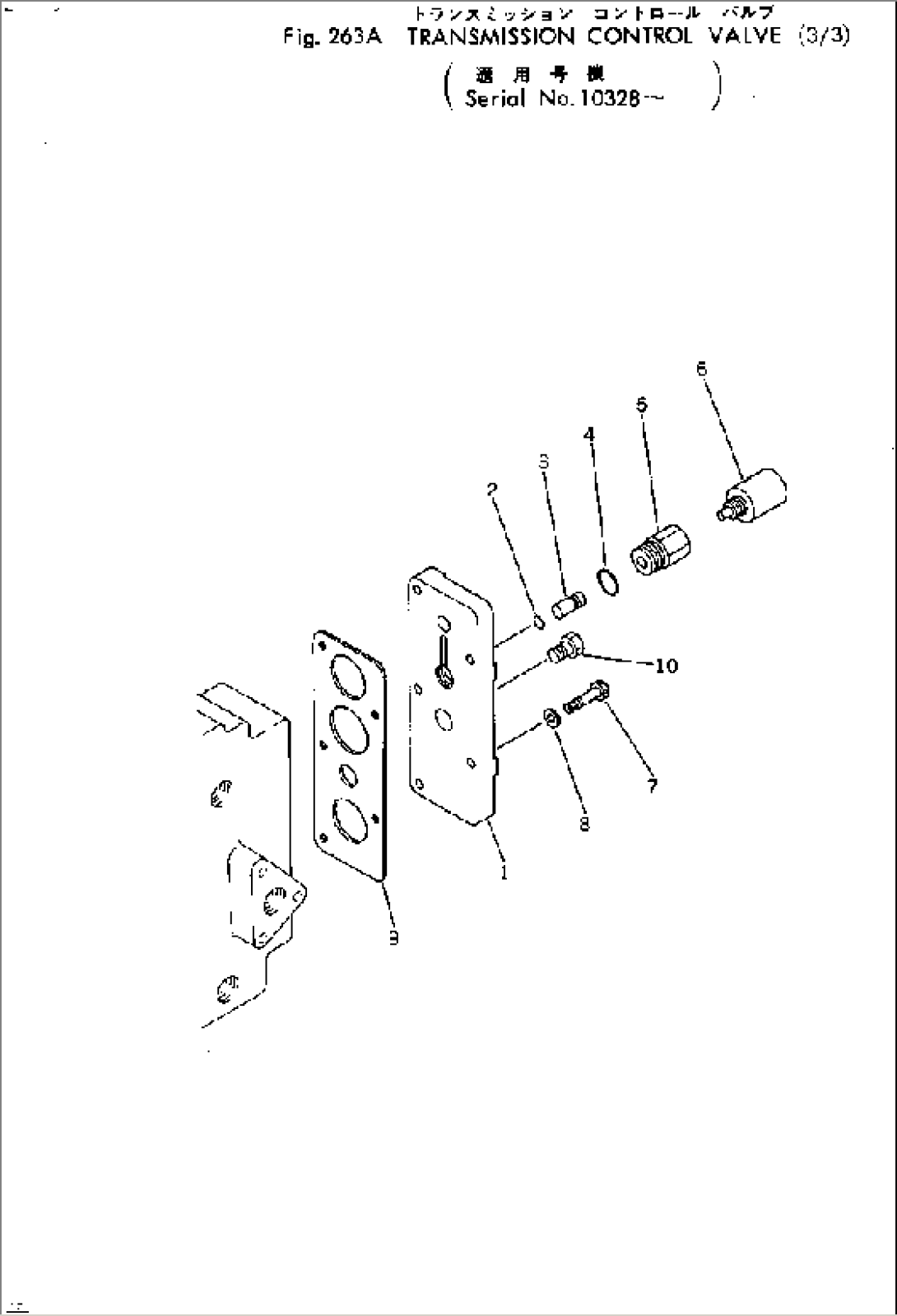 TRANSMISSION CONTROL VALVE (3/3)(#10328-)