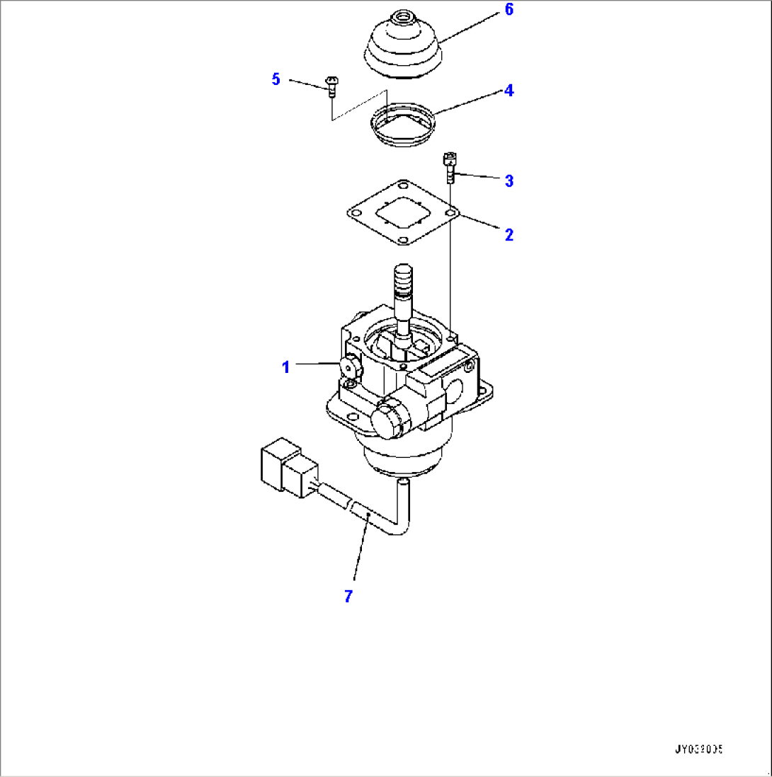 Floor Frame, Travel Control Lever (#30409-)