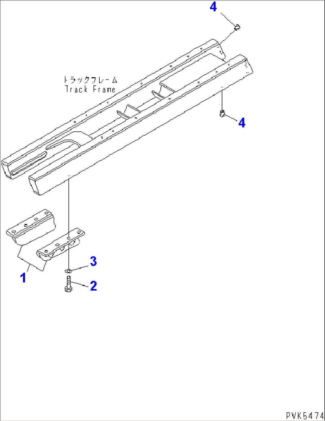 TRACK GUARD (RUBBER SHOE SPEC.)