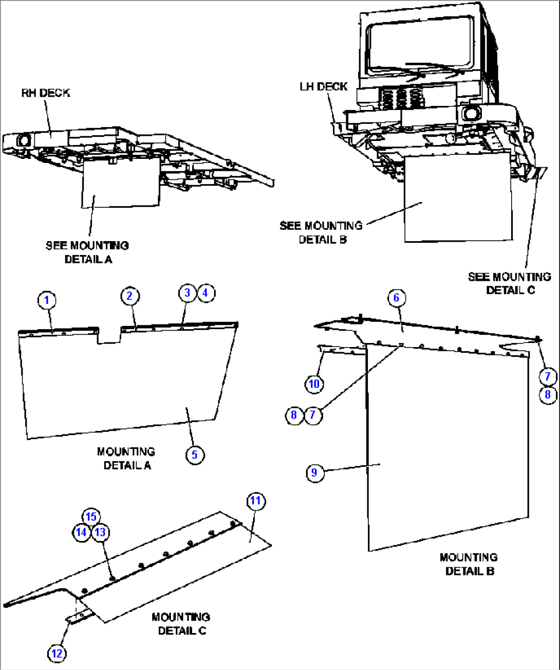 DECK MUD FLAPS