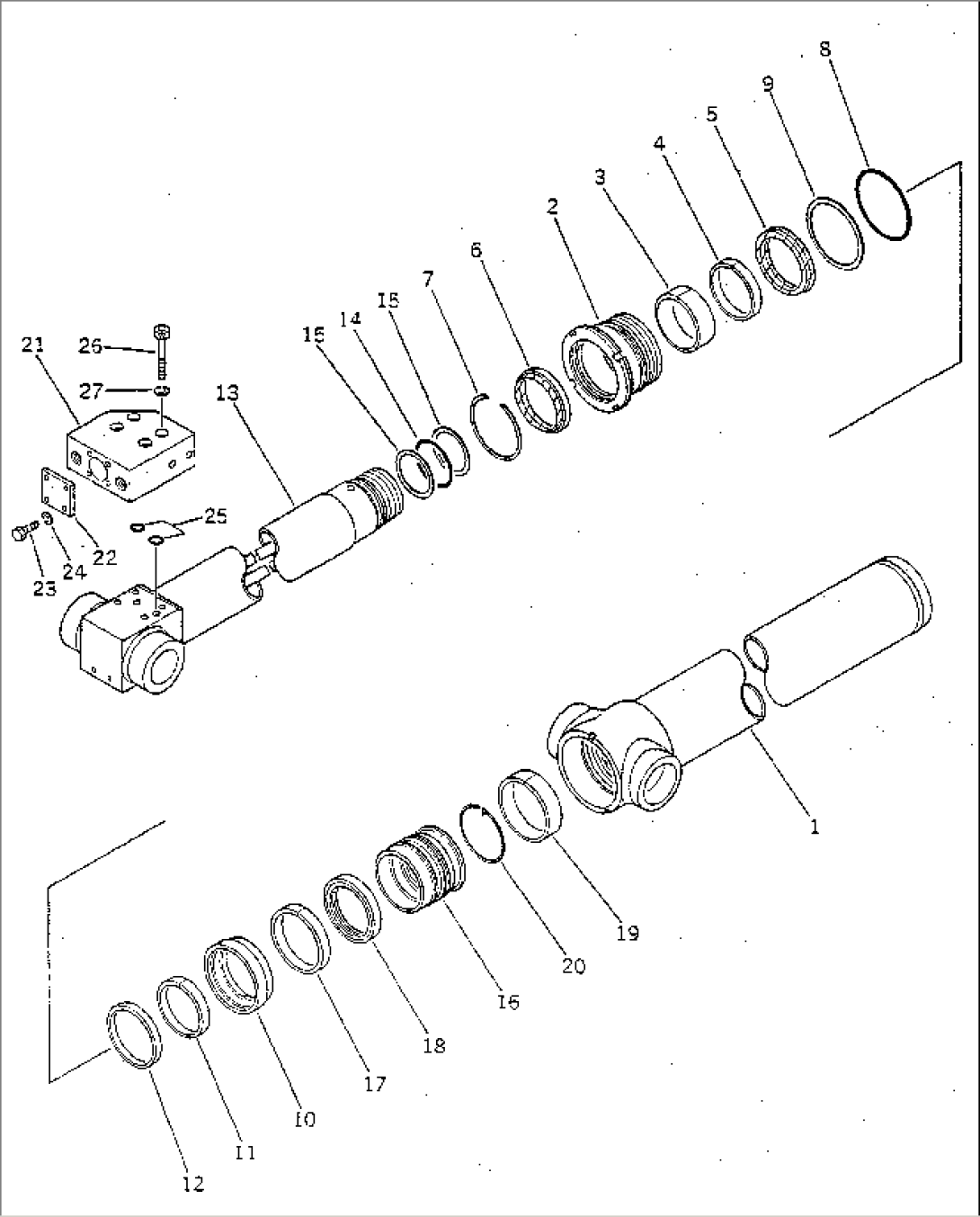 BOOM TELESCOPE CYLINDER