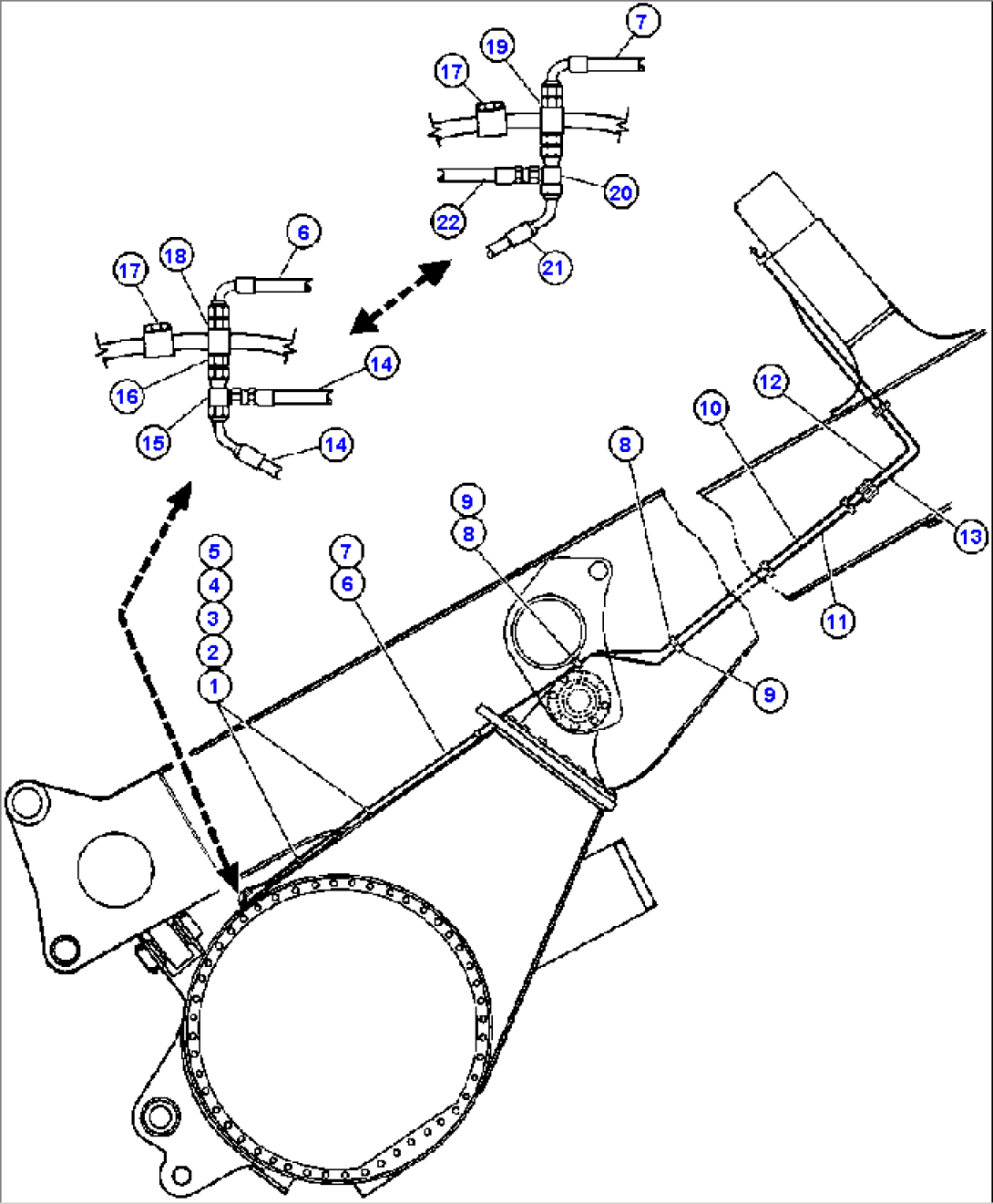 REAR BRAKE PIPING