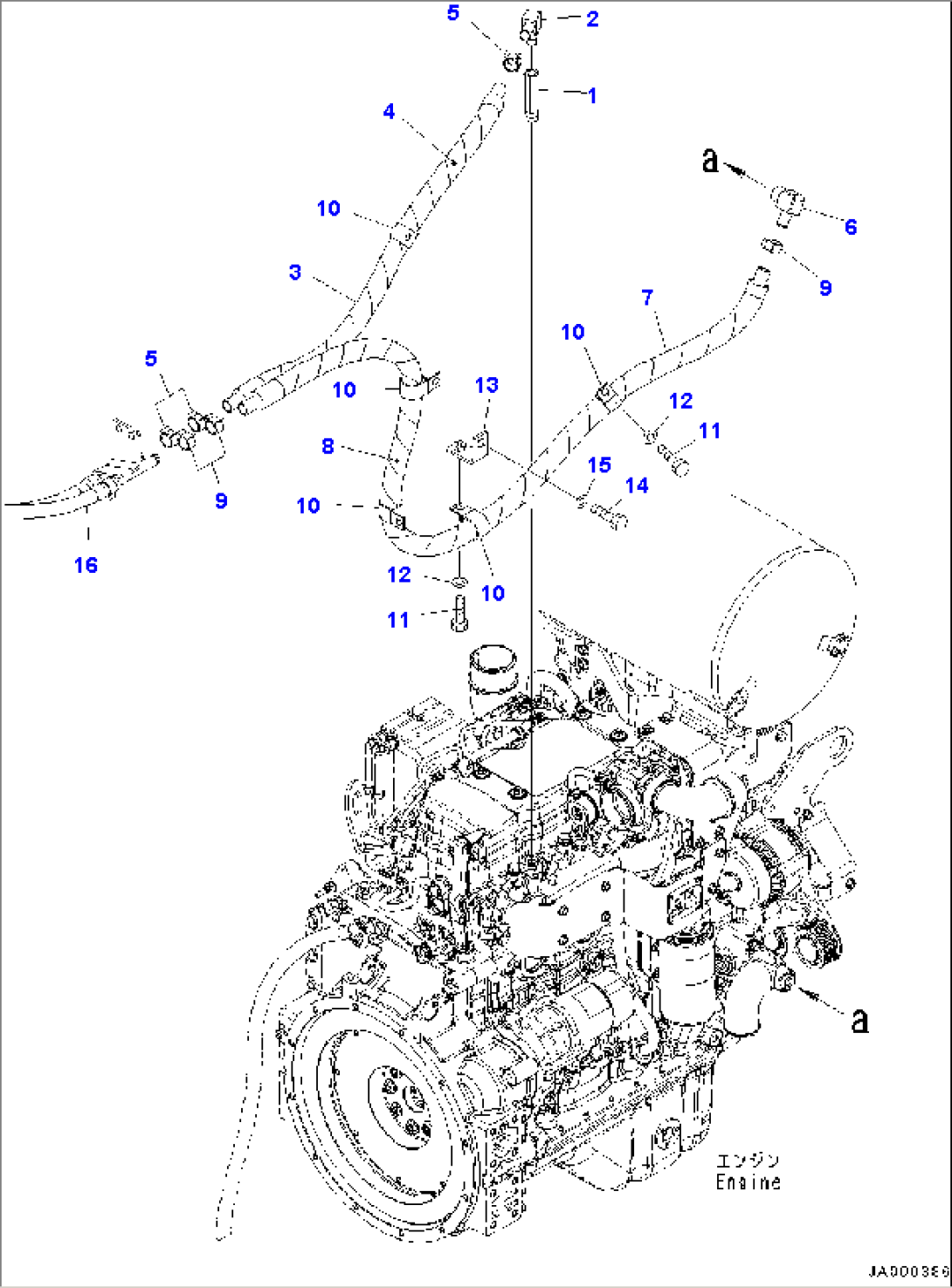 Cab Heater Piping