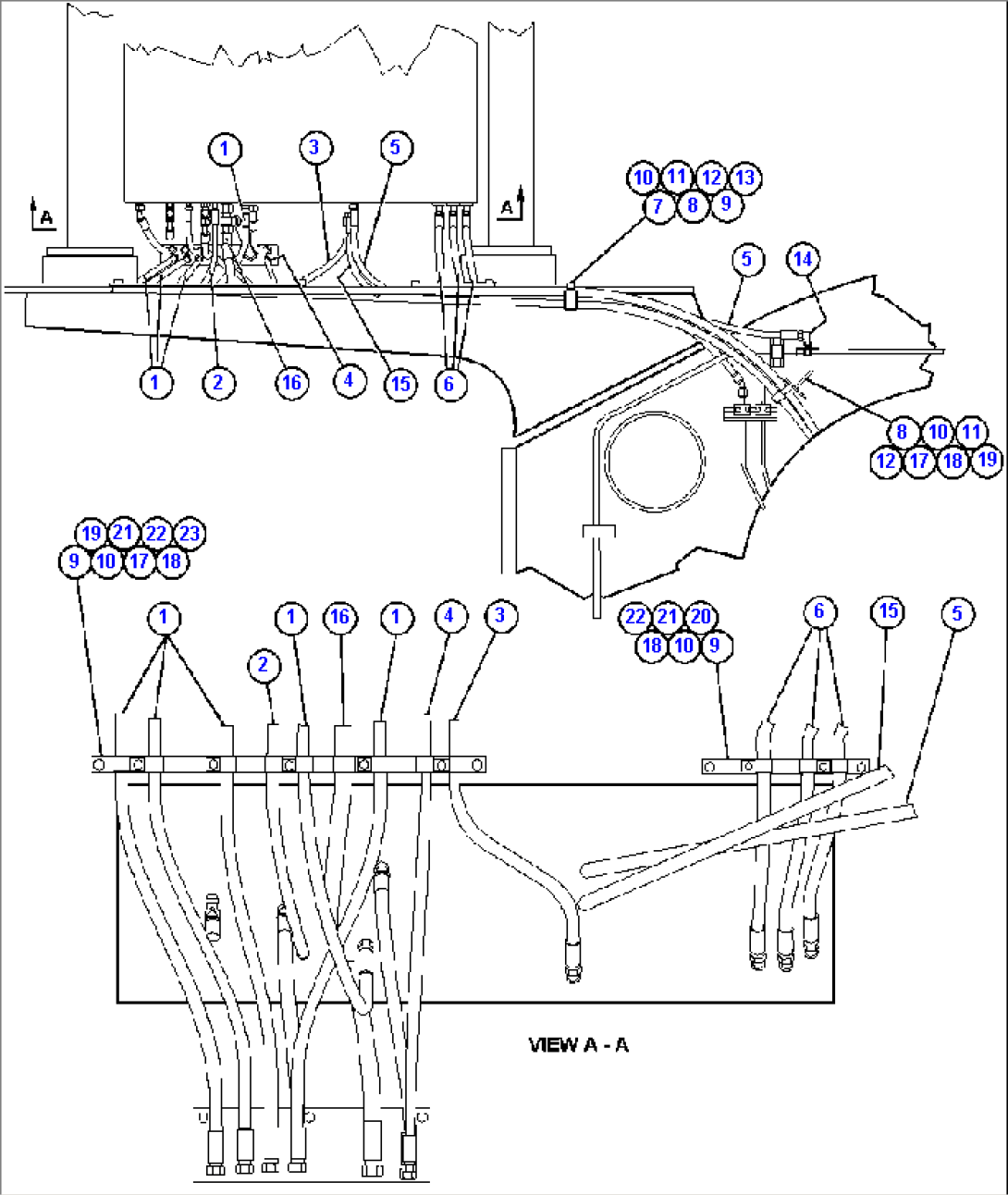 HYDRAULIC BRAKE CABINET PIPING - 2