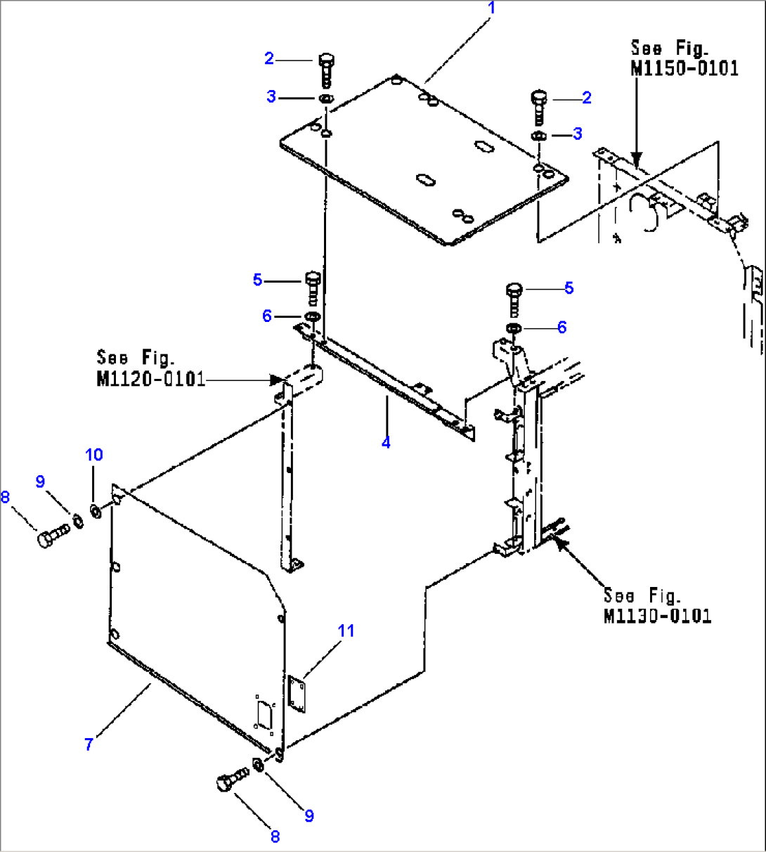 FIG NO. M1160-0104 PARTITION (WITH HEATER)