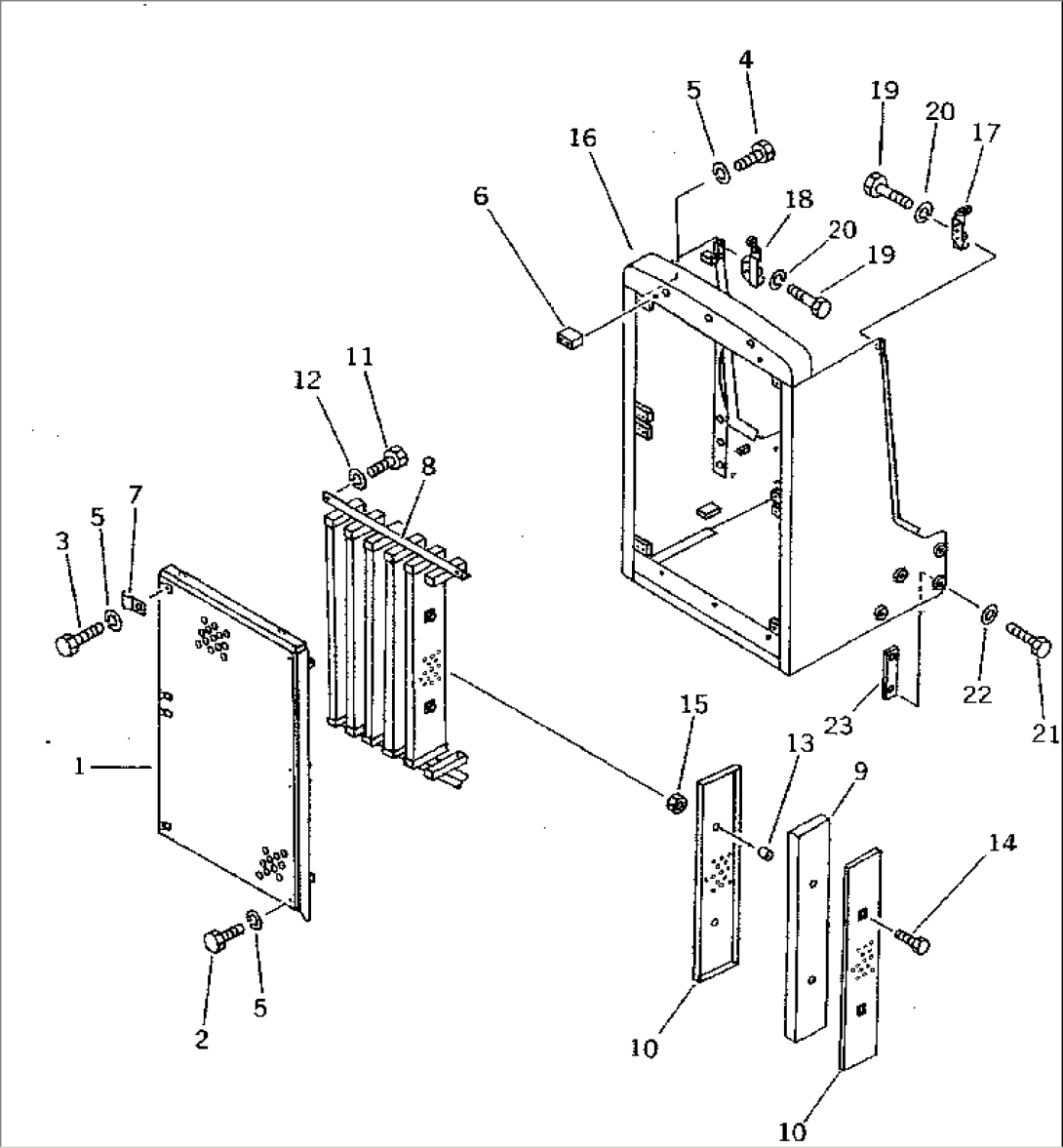 RADIATOR GUARD (NOISE SUPPRESSION FOR EC)