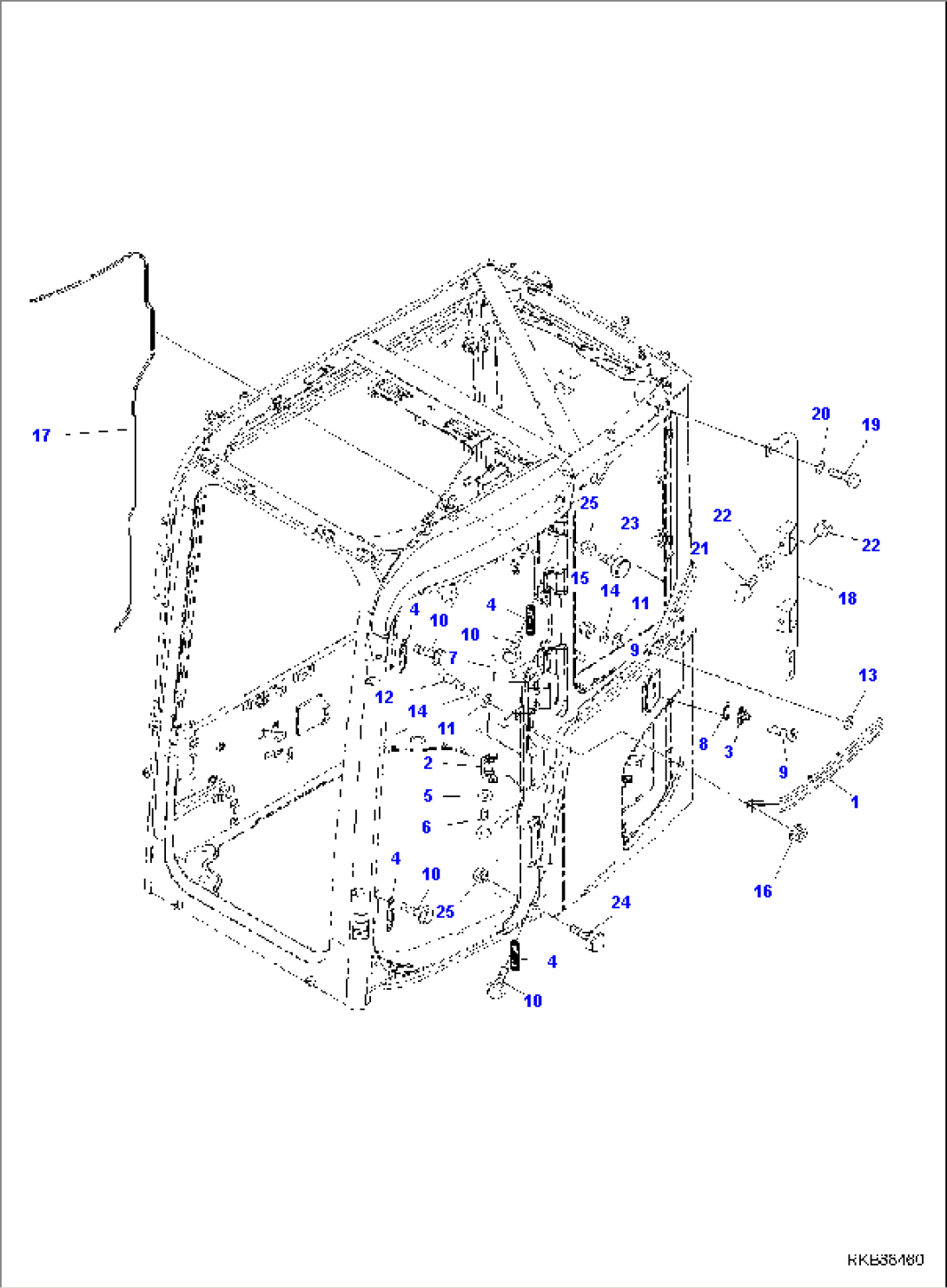 CAB, DOOR OPEN LOCK