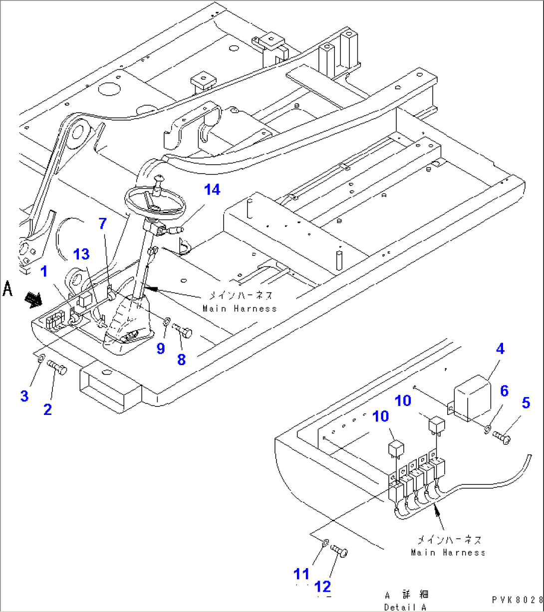 WIRING (FLASHER AND RELAY)(#K32001-)