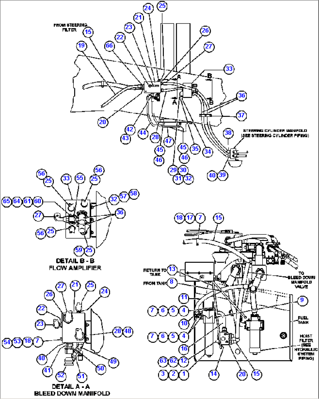 STEERING SYSTEM PIPING - 1