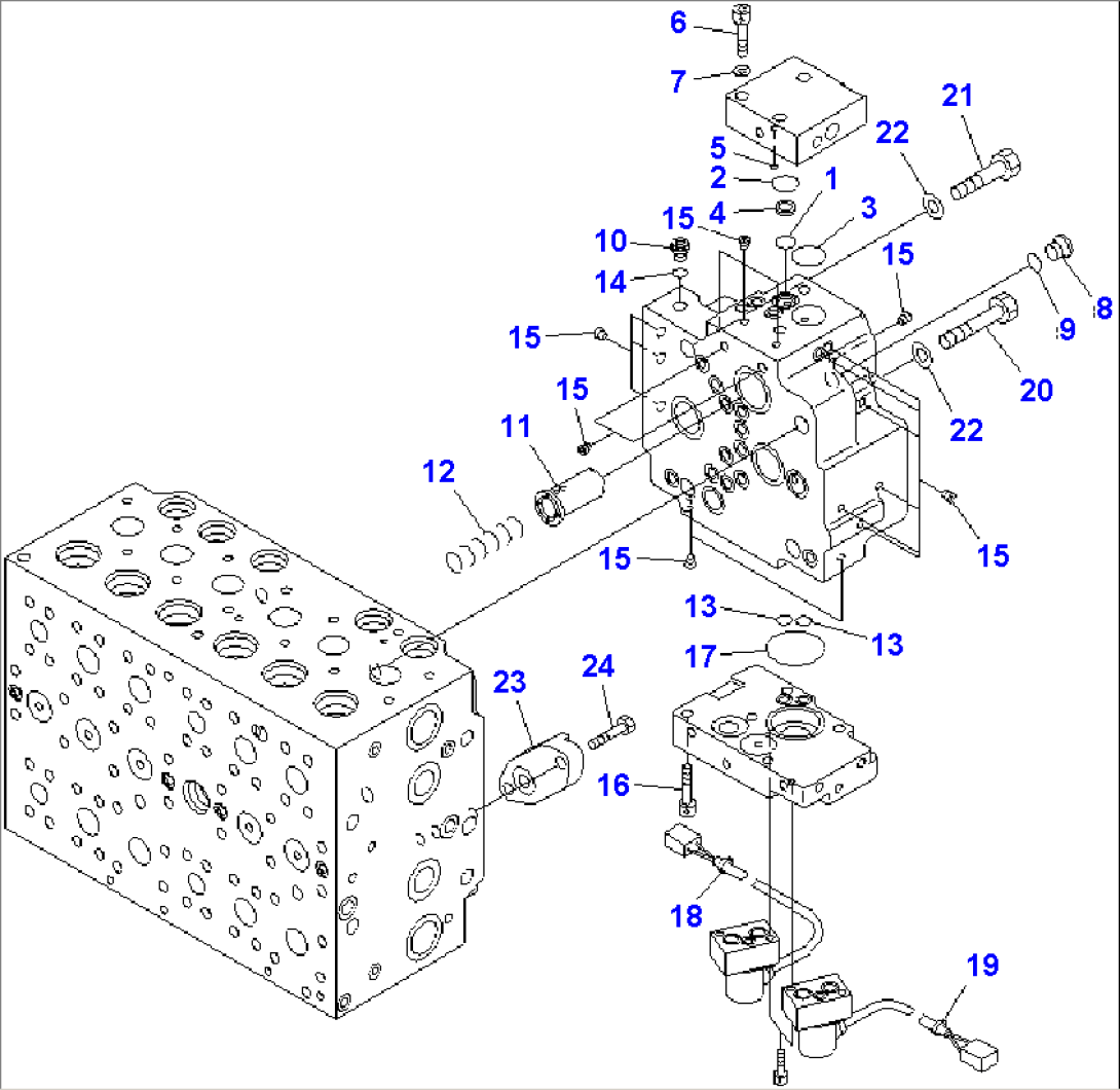 MAIN VALVE (6-SPOOL) (14/17)