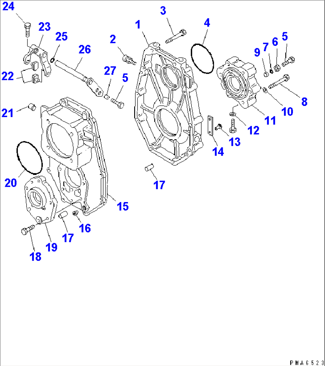 TRANSMISSION (INNER PARTS) (1/2)