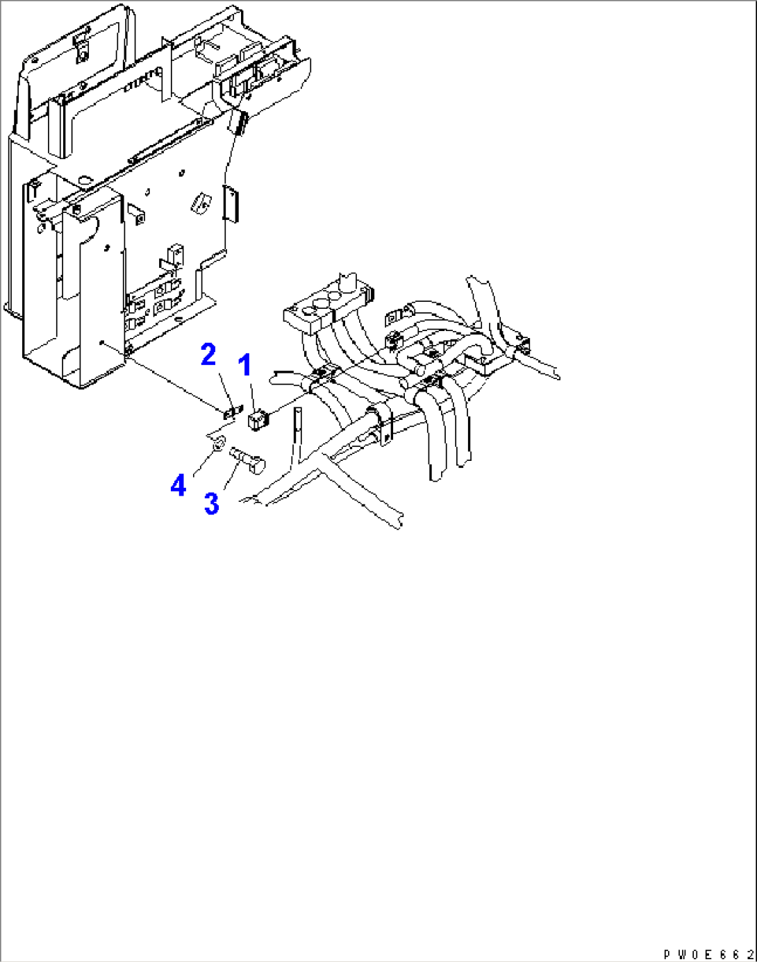 FLOOR FRAME (RELAY) (FOR JOYSTICK STEERING)