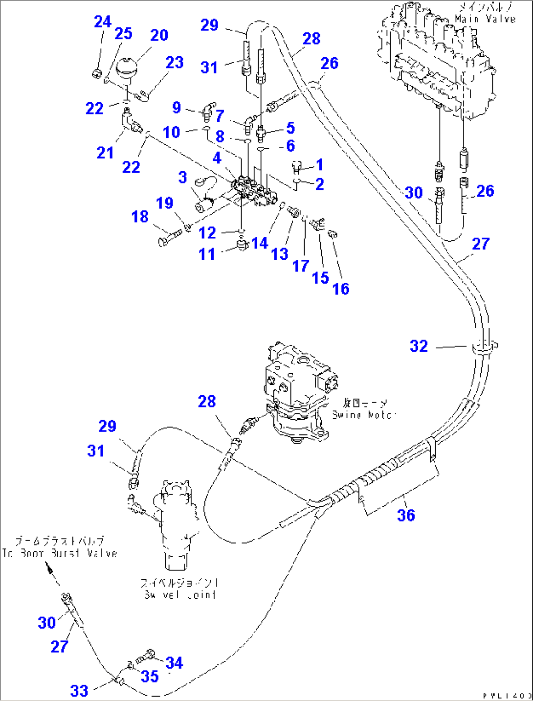 SOLENOID VALVE (WITH BOOM BURST VALVE)(#33001-33465)