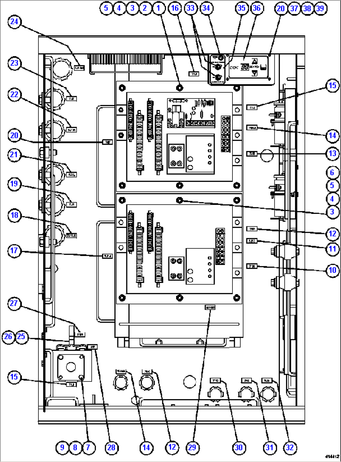 CONTROL CABINET (CENTER DOOR)