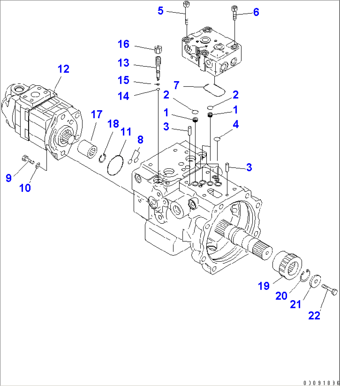 MAIN PUMP (4/4) (WITH BLADE)