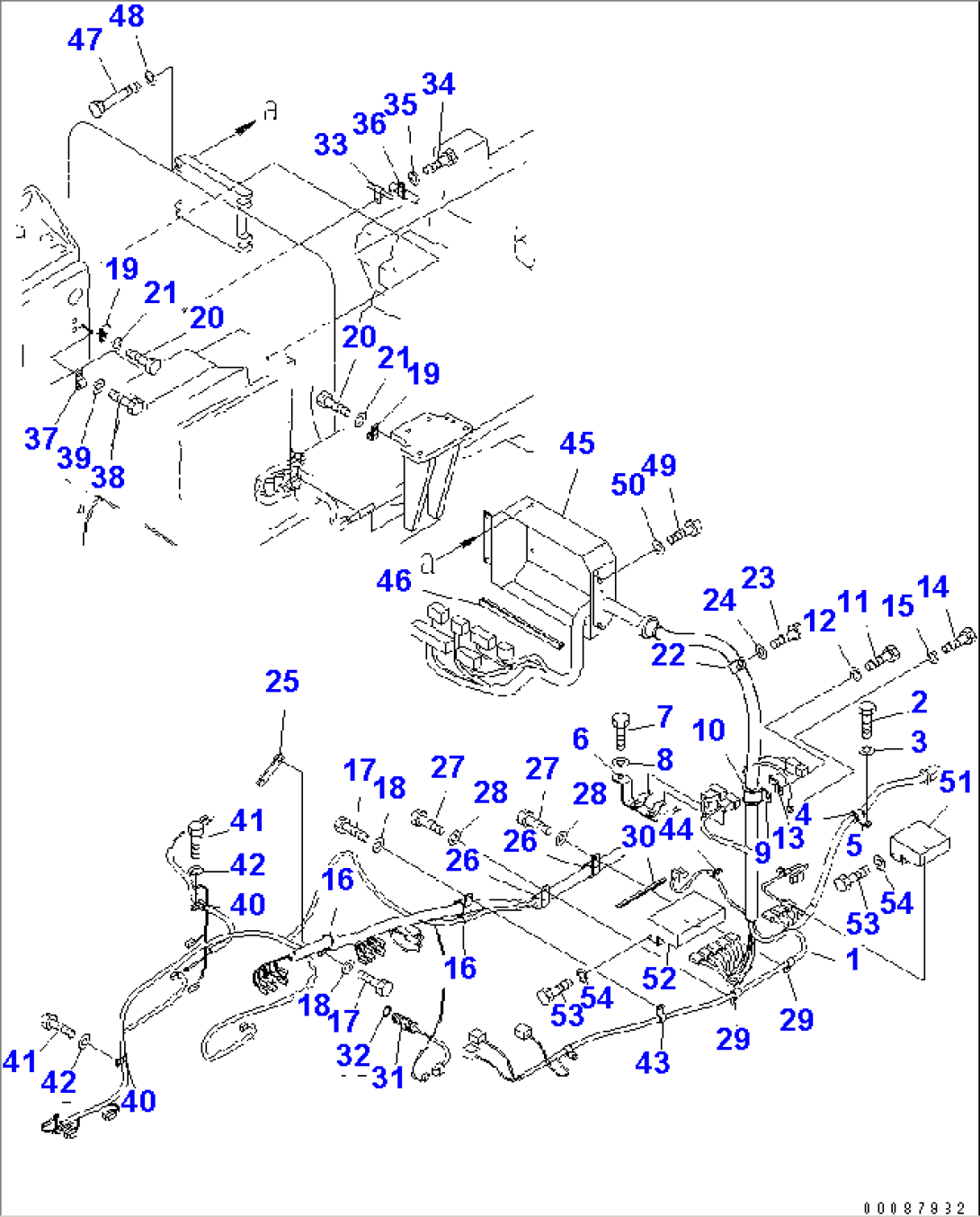 ELECTRICAL SYSTEM (TRANSMISSION CONTROL HARNESS)(#12503-)