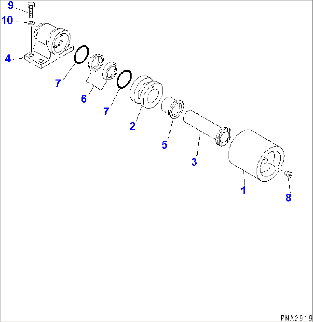 CARRIER ROLLER(#10041-)