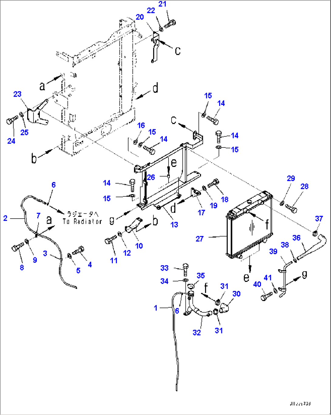 Cooling System, Sub-tank and Hybrid Radiator (#10001-)