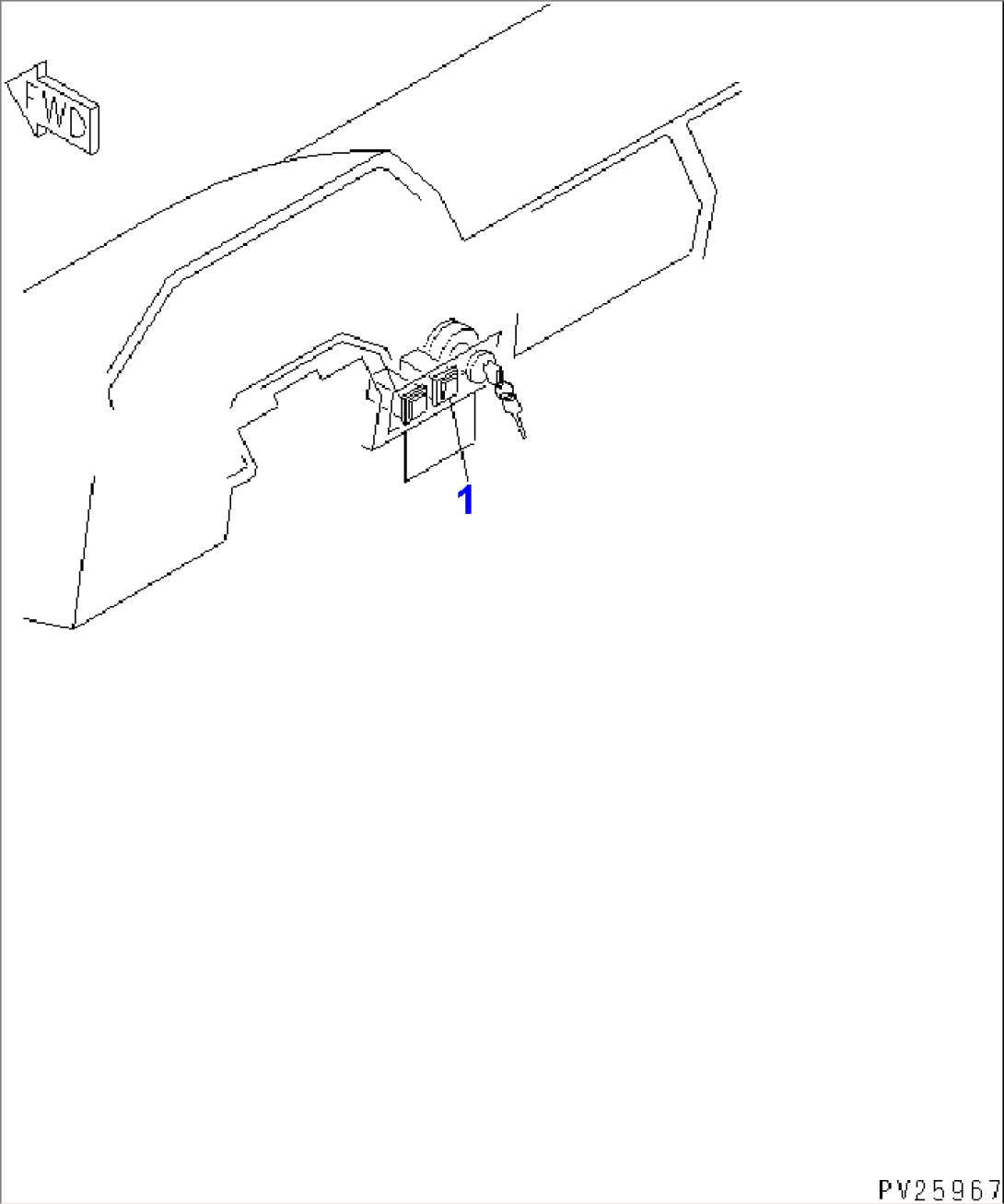 FLOOR (COLD START SWITCH) (WITHOUT TIMER)