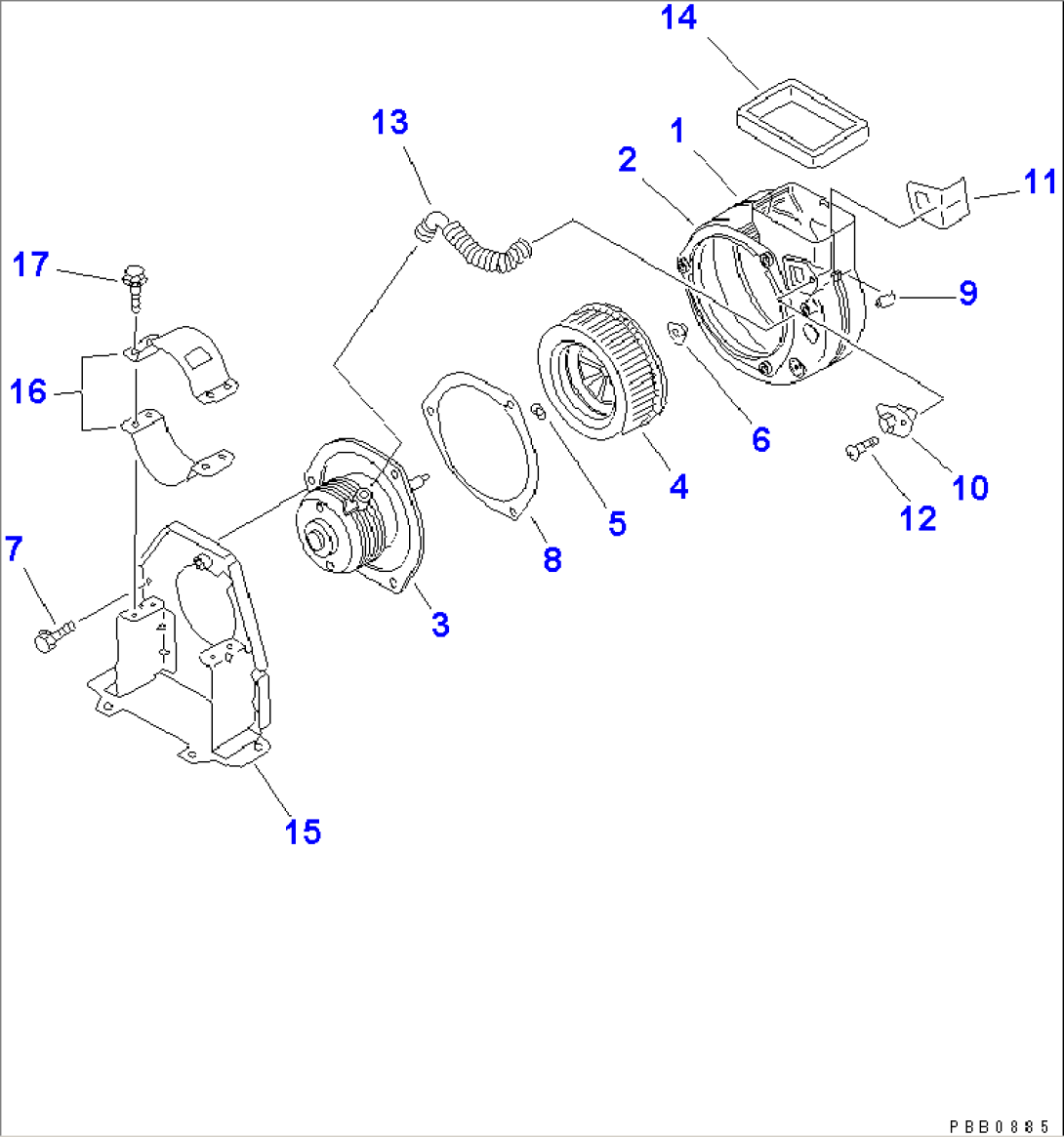 BLOWER (FOR AIR CONDITIONER)