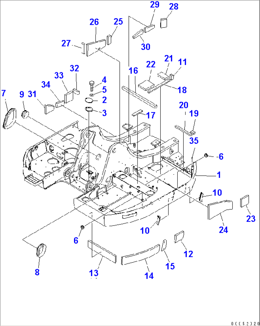 REVOLVING FRAME (BLADE SPEC.)