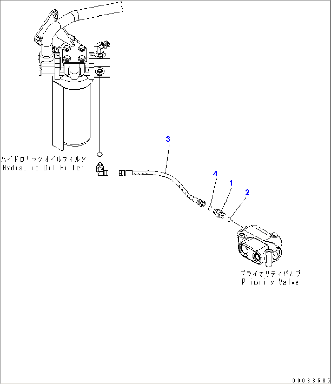 STEERING VALVE (STEERING DRAIN LINE)