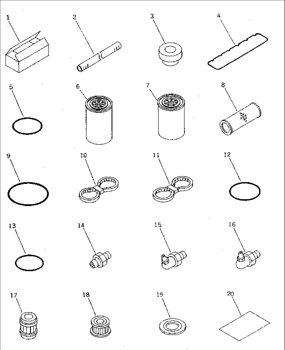 SPARE PARTS (EXCEPT JAPAN)