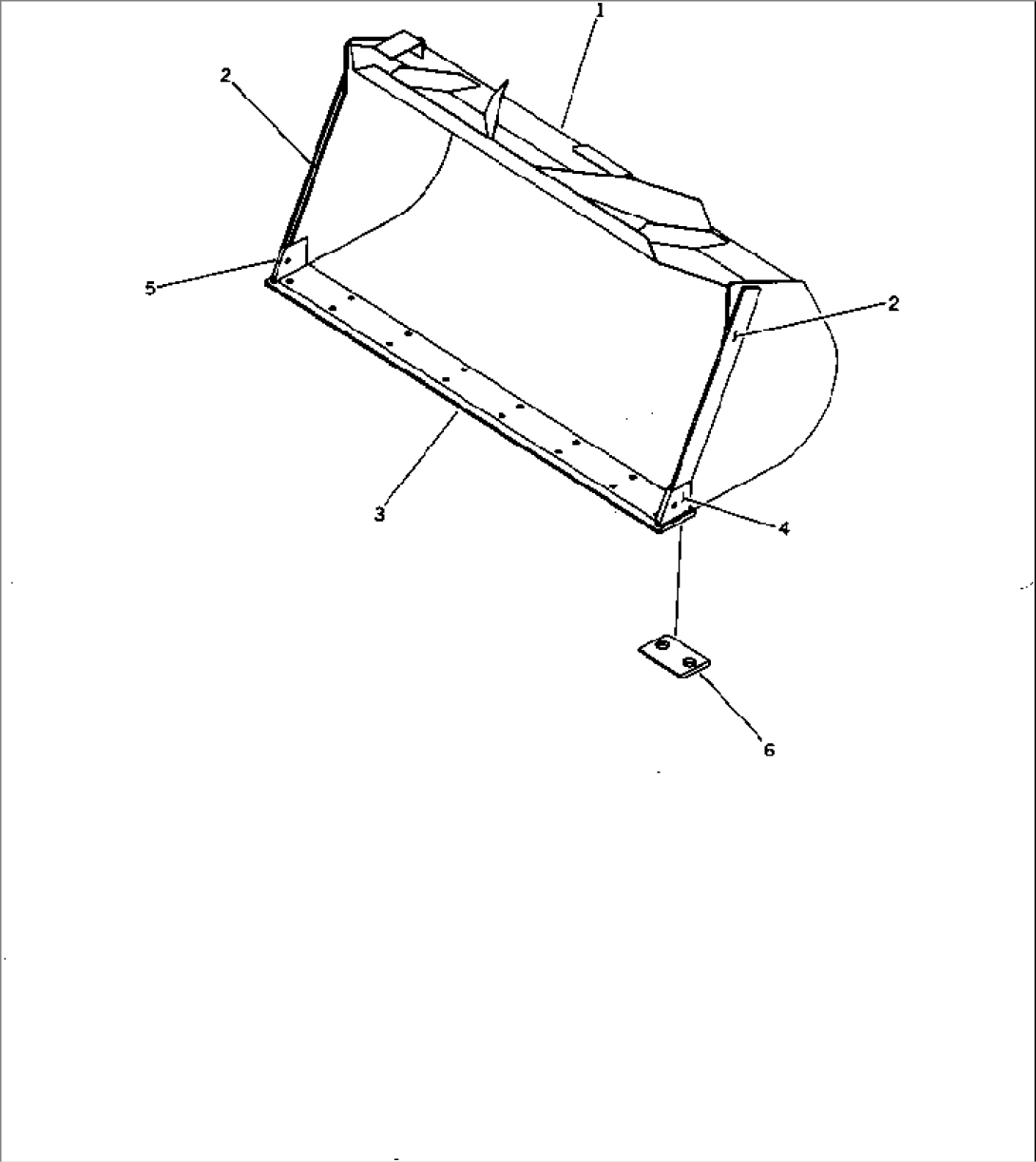 LOOSE MATERIAL BUCKET 3.2M3