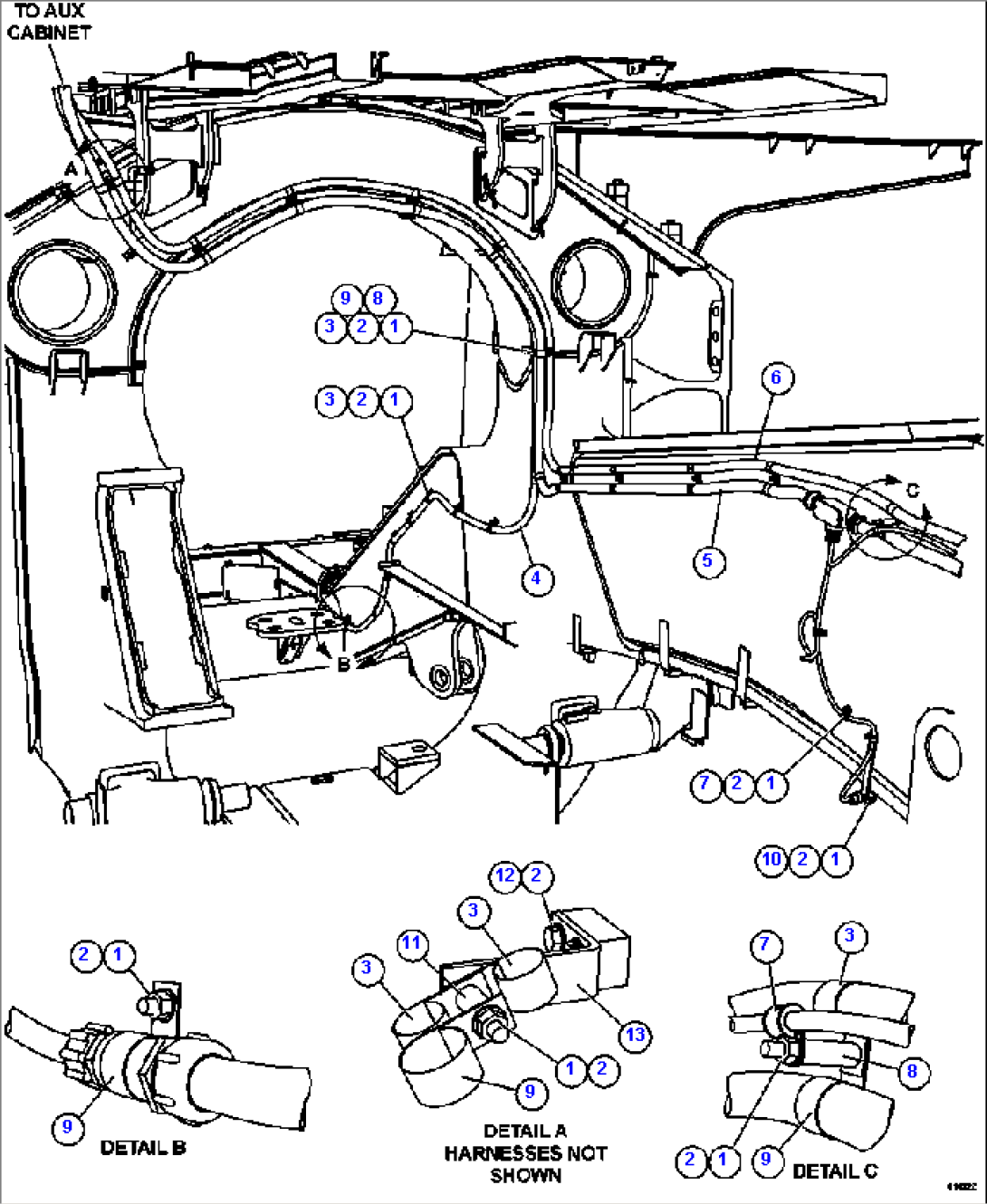 RH FRAME RAIL WIRING