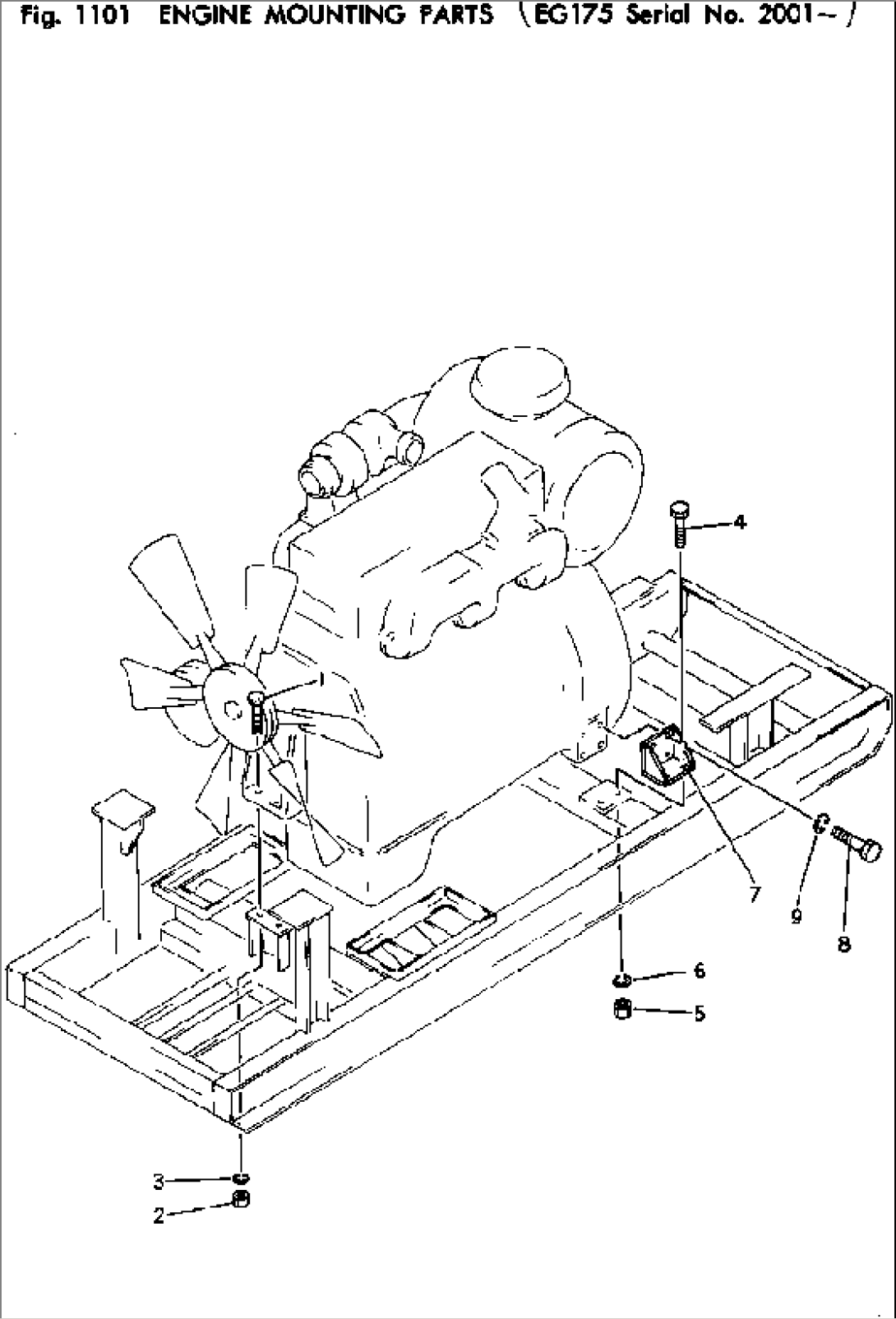 ENGINE MOUNTING PARTS