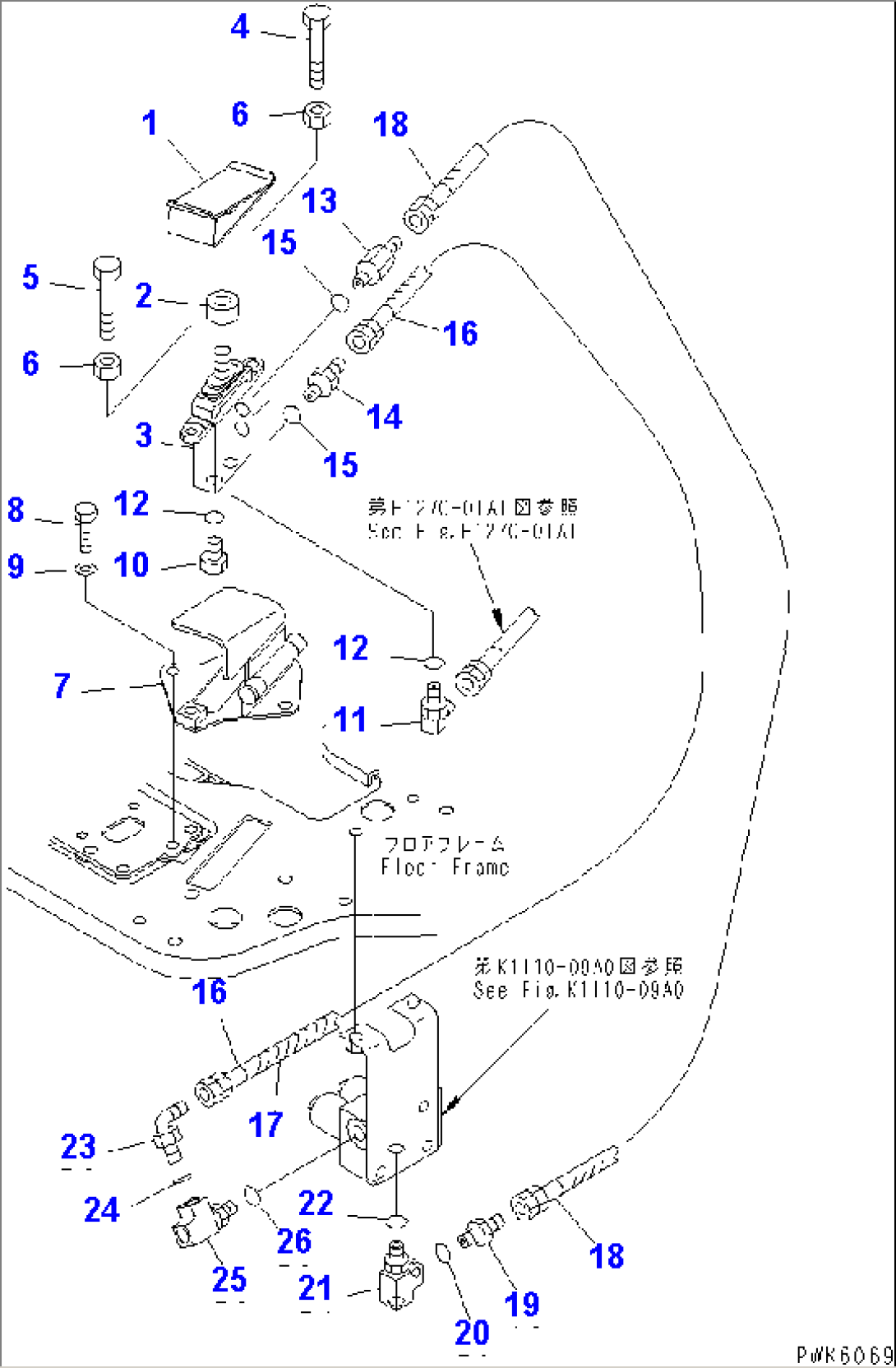 FLOOR FRAME (CONTROL)(BREAKER)